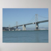 SF Oakland Bay Bridge Poster (Vorne)