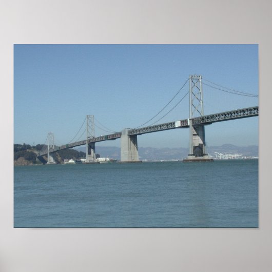 SF Oakland Bay Bridge Poster (Vorne)