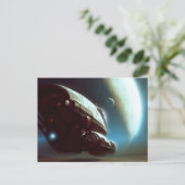 SF Orbit/s-Raumfahrt 1 Postkarte (Stehend Vorderseite)