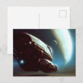 SF Orbit/s-Raumfahrt 1 Postkarte (Vorne/Hinten)