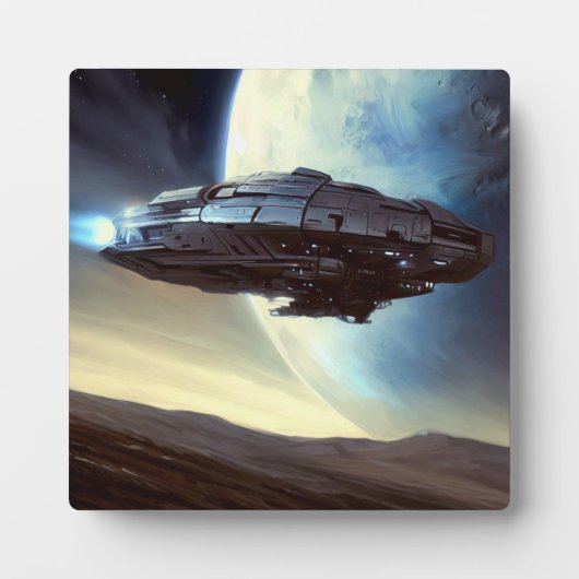 SF Orbit Spaceship 2 Fotoplatte (Vorderseite)