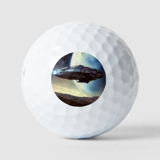 SF Orbit Spaceship (2) Golfball (Vorderseite)
