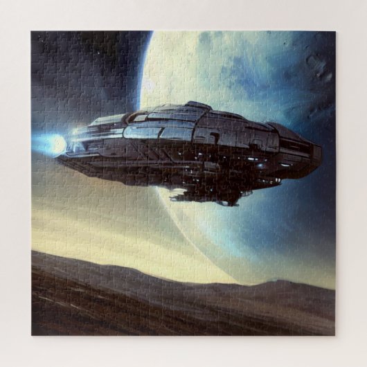 SF Orbit Spaceship (2) Puzzle (Vertikal)