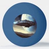 SF Orbit Spaceship (2) Tischtennisball (Rückseite)