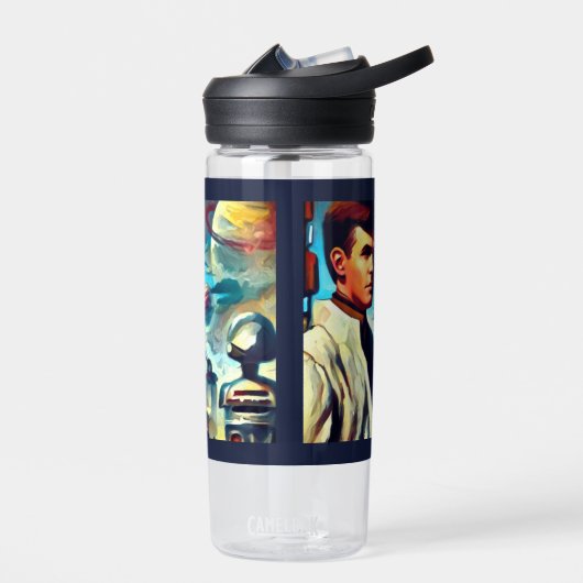 SF Pullzeitschrift Cover Style 2 Trinkflasche (Links)