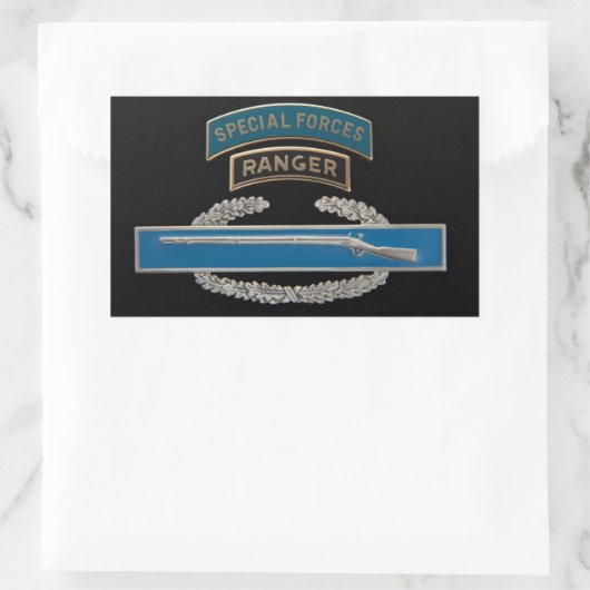 SF Ranger CIB Rechteckiger Aufkleber (Tasche)