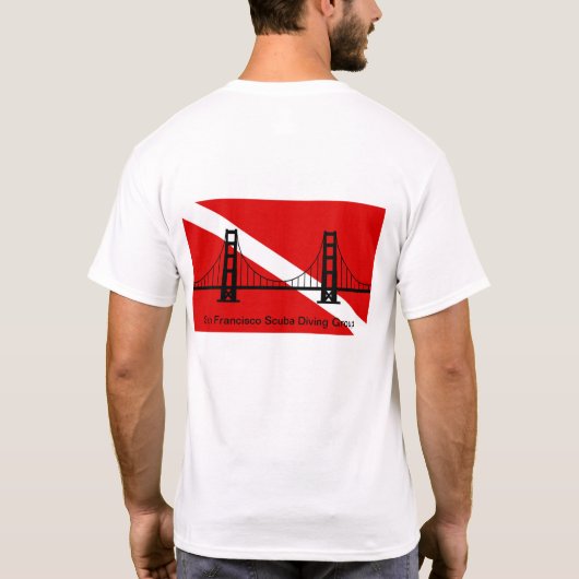 SF Scuba Diving Group Herrenhemd mit langen Ärmeln T-Shirt (Rückseite)