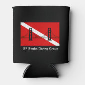 SF Scuba Diving Group Logo kann kühler werden Dosenkühler (Vorderseite)