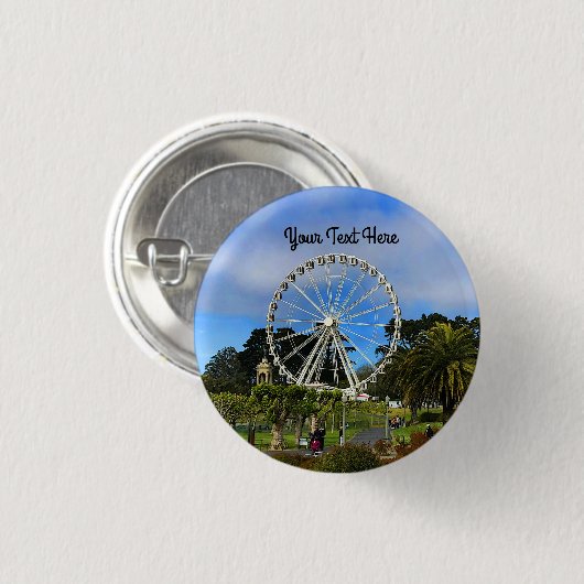 SF SkyStar-Beobachtungsrad #1 Pinback-Button Button (Vorne & Hinten)