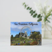 SF SkyStar-Beobachtungsrad #1 Postkarte (Stehend Vorderseite)