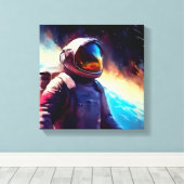 SF Space Hero 1 Leinwanddruck (Insitu (Holzboden))