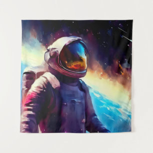 SF Space Hero 1 Wandteppich