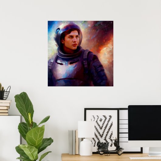 SF Space Hero 4 Poster (Heimbüro)