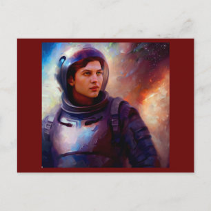 SF Space Hero 4 Postkarte
