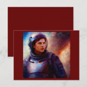 SF Space Hero 4 Postkarte (Vorne/Hinten)