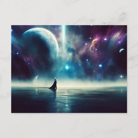 SF - Space Opera 1 Postkarte (Vorderseite)