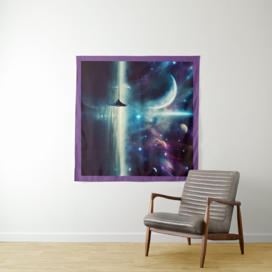 SF - Space Opera 1 Wandteppich (Beispiel (Horizontal))