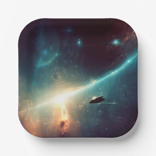 SF - Space Opera 2 Pappteller (Vorderseite)