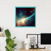 SF - Space Opera 2 Poster (Heimbüro)