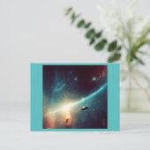 SF - Space Opera 2 Postkarte (Stehend Vorderseite)