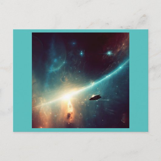 SF - Space Opera 2 Postkarte (Vorderseite)
