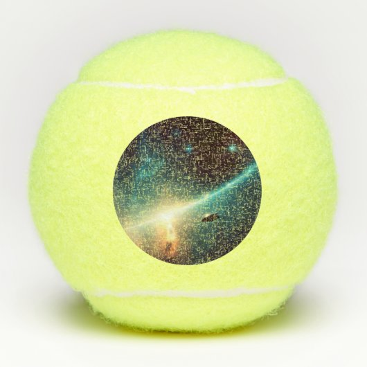 SF Space Opera (2) Tennisbälle (Vorderseite)