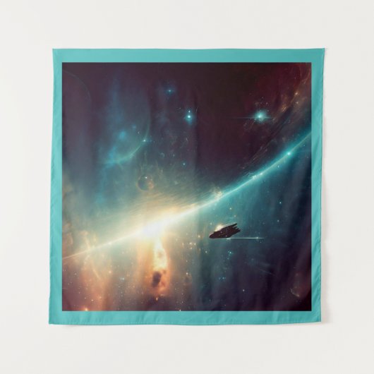 SF - Space Opera 2 Wandteppich (Vorderseite)