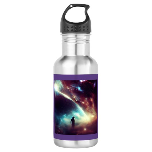 SF - Space Opera 4 Edelstahlflasche (Vorderseite)