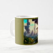 SF - Stadt auf dem Waldgebiet 1 Kaffeetasse (Vorderseite Links)