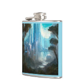 SF - Stadt auf dem Waldgebiet 2 Flachmann (Links)