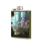 SF - Stadt auf dem Waldgebiet 4 Flachmann (Links)