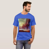 SF-Stadt auf einem seltsamen Planeten 1 T-Shirt (Vorne ganz)