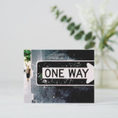 SF Street-Zeichen Postkarte (Stehend Vorderseite)