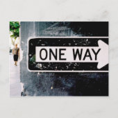 SF Street-Zeichen Postkarte (Vorderseite)