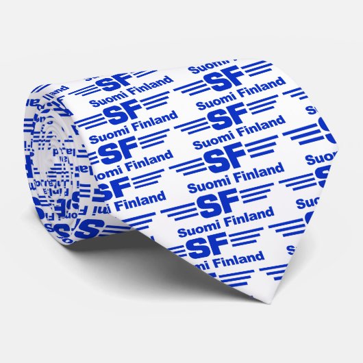 SF Suomi Finnland Krawatte (Gerollt)