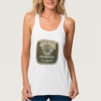 SF Tank Code Calm Fog starke weibliche Motion Wear Top