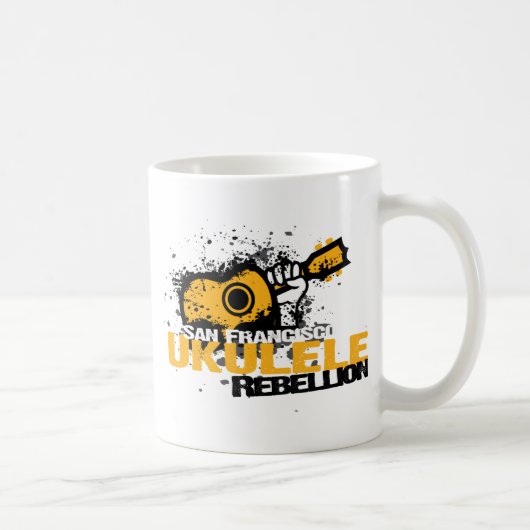 sf Ukulele-Logo Kaffeetasse (Rechts)
