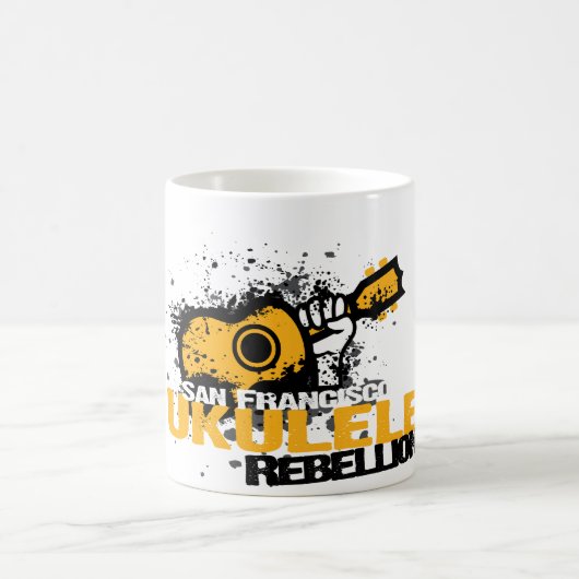 sf Ukulele-Logo Kaffeetasse (Mittel)