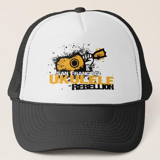 sf Ukulele-Logo Truckerkappe (Vorderseite)