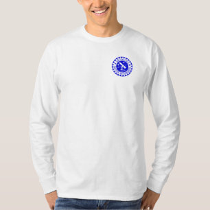 SFAA langes Hülsen-Shirt mit Logo des königliche T-Shirt
