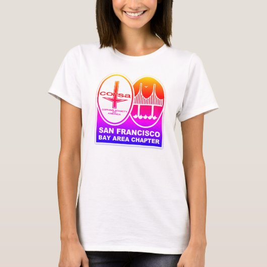 SFBA CORSA Ladys Shirt Regenbogenlogo (Vorderseite)