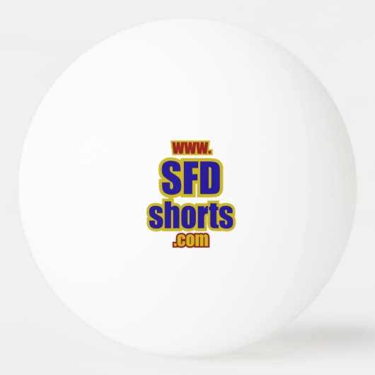 SFD Pong Ball Tischtennisball (Vorderseite)