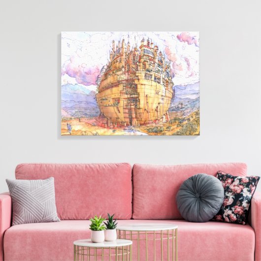 Sferica Leinwanddruck (Insitu (Wohnzimmer))