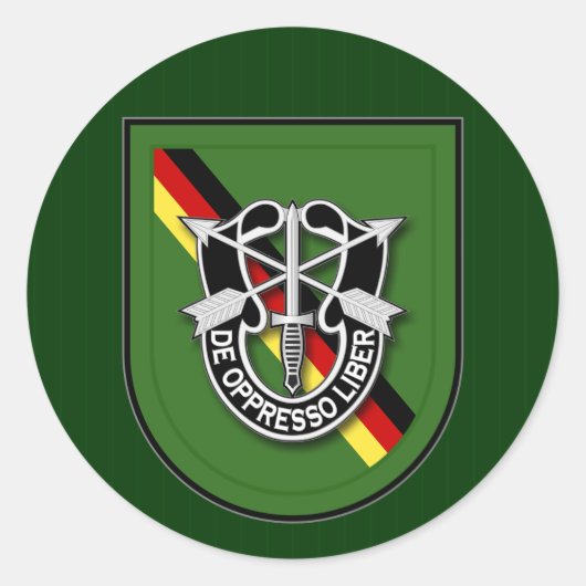 SFG-A 7 Deutschland Runder Aufkleber (Vorderseite)