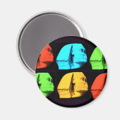 Sfinge Collage Magnet (Vorderseite/Rückseite)