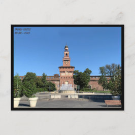 Sforza Burg - Wallfahrtskirche Madonna del Sasso Postkarte