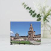 Sforza Castle - Milano, Italia - Postcard Postkarte (Stehend Vorderseite)