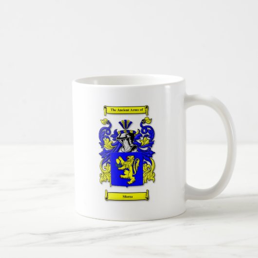 Sforza Wappen Kaffeetasse (Rechts)
