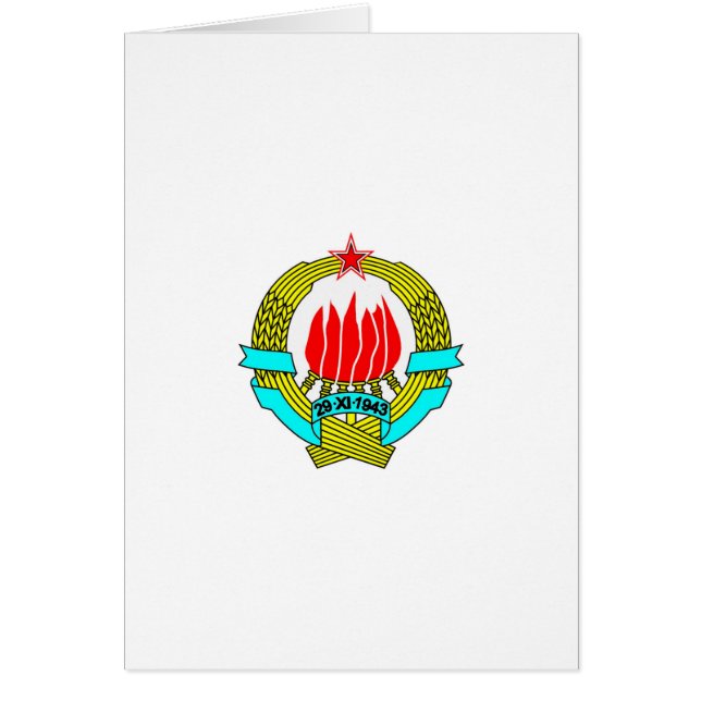 SFR Jugoslawien Karte (Vorne)