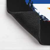 SFR Jugoslawien - Karte - Emblem - Flagge Mousepad (Ecke)